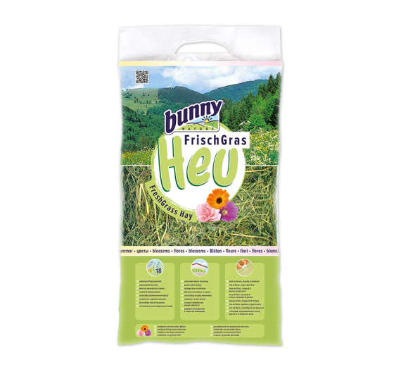 Bunny Χόρτο Freshgrass Hay με Άνθη 500gr