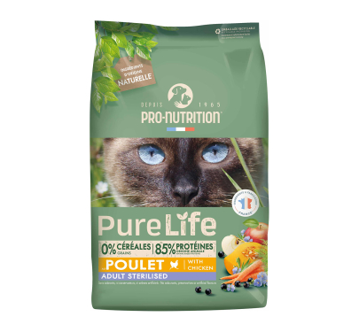 Pro-Nutrition Pure Life (Flatazor) Cat Sterilized Chicken 2kg