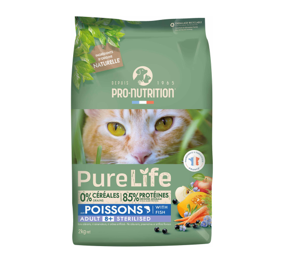 Pro-Nutrition Pure Life (Flatazor) Cat Sterilized 8+ 2kg