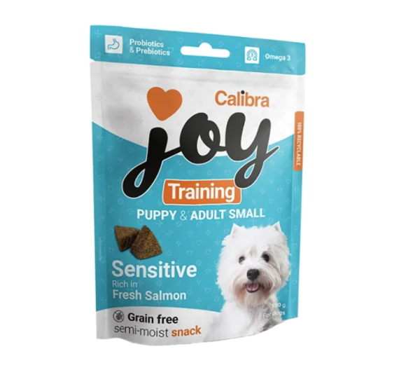 Calibra Joy Dog Training Puppy & Adult Small Salmon 150gr