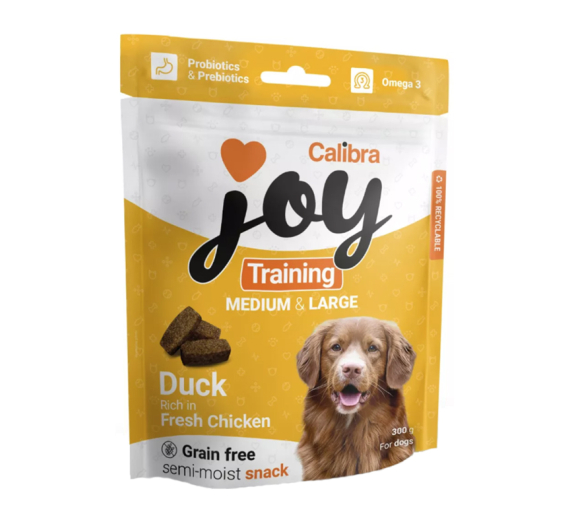 Calibra Joy Dog Training Medium & Large Duck & Chicken 300gr