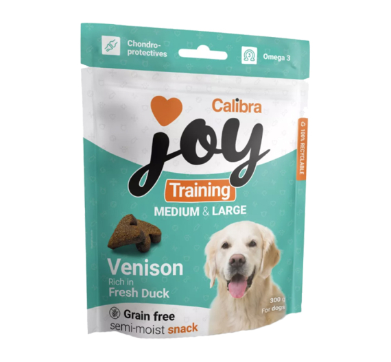 Calibra Joy Dog Training Medium & Large Venison & Duck 300gr