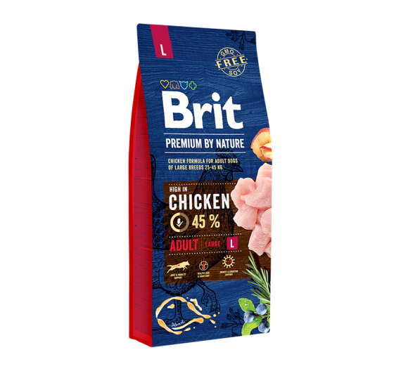 Brit Premium By Nature Adult Large 15kg