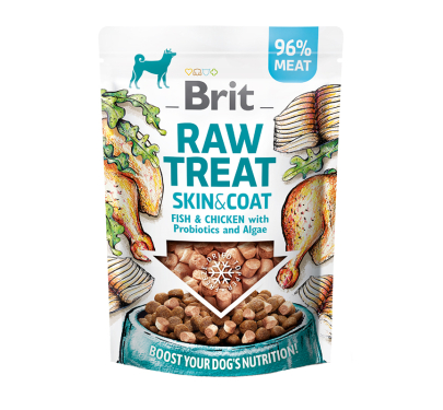 Brit Dog Raw Treat Skin & Coat Fish & Chicken 40gr