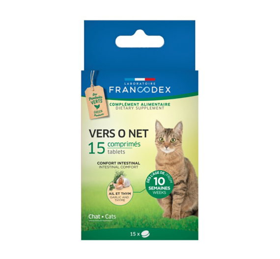 Francodex Vers O Net Cat 15tabs