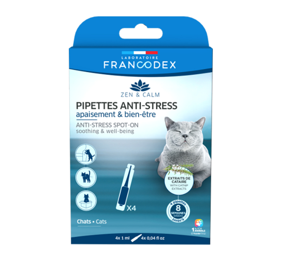 Francodex Anti-Stress Spot On Cat 4x1ml