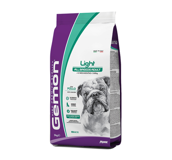 Gemon Dog Adult Light All Breeds Chicken 3kg