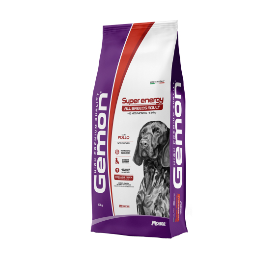 Gemon Dog Adult All Breeds Super Energy Chicken 20kg