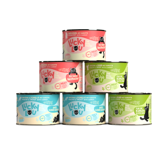 Lucky Lou LifeStage Kitten Mix Box 6x200gr