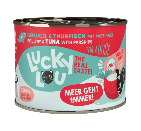 Lucky Lou LifeStage Adult Πουλερικά & Τόνος 200gr