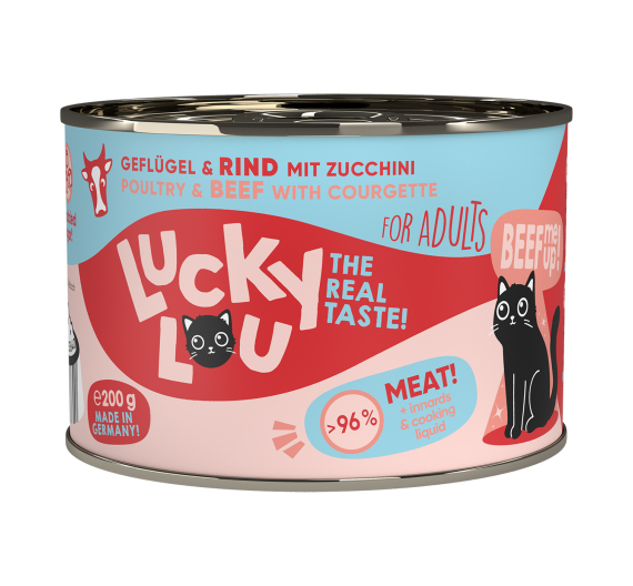 Lucky Lou LifeStage Adult Πουλερικά & Βοδινό 200gr