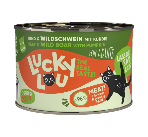 Lucky Lou LifeStage Adult Βοδινό & Αγριογούρουνο 200gr