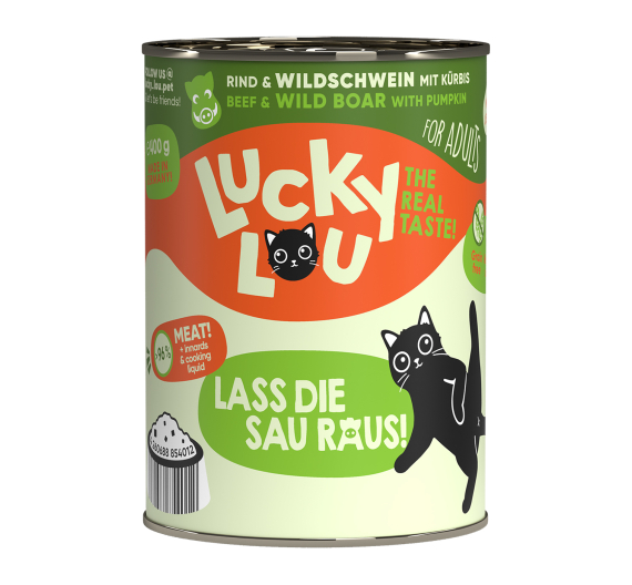 Lucky Lou LifeStage Adult Βοδινό & Αγριογούρουνο 400gr