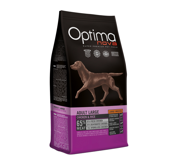 Optima Nova Adult Large Breed Chicken & Rice 12kg