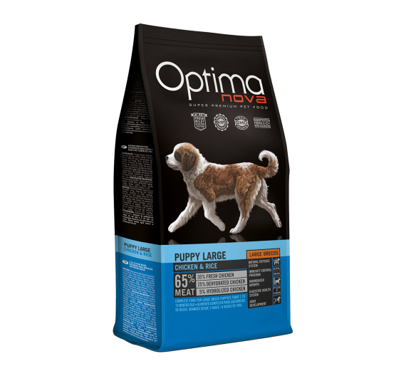 Optima Nova Puppy & Junior Large Breed Chicken & Rice 12kg