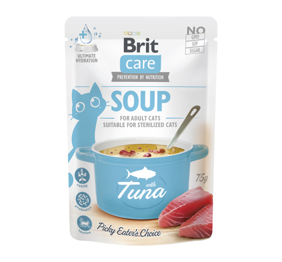 Brit Care Cat Soup Tuna 75gr