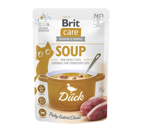 Brit Care Cat Soup Duck 75gr