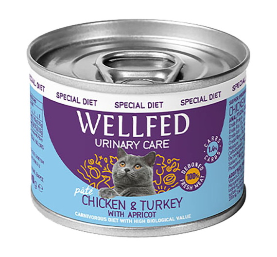 Wellfed Urinary Chicken & Turkey 200gr