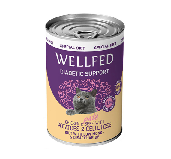 Wellfed Diabetic Chicken & Beef 400gr