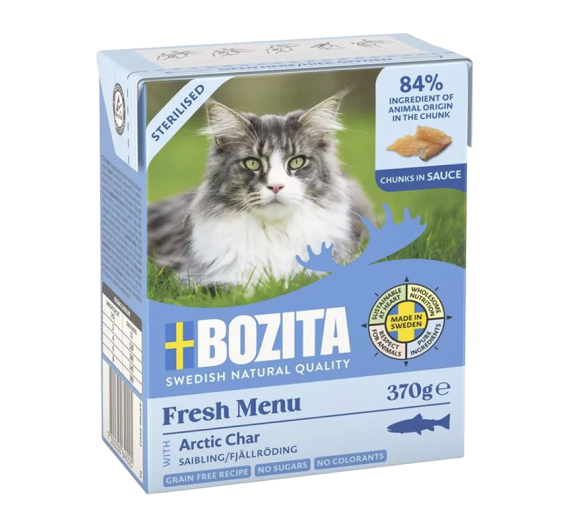 Bozita Tetrapack Sterilised Ψάρι Αρκτικής σε Σάλτσα 6x370gr