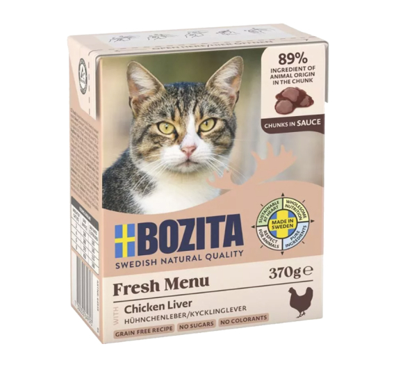 Bozita Tetrapack Συκώτι Κοτόπουλου σε Σάλτσα 6x370gr