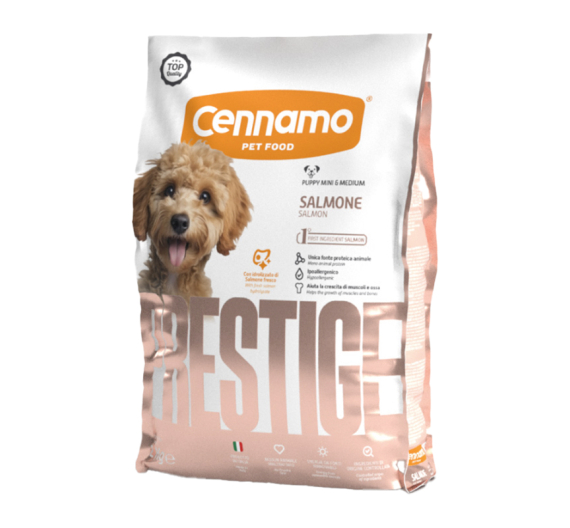 Cennamo Prestige Dog Puppy Mini & Medium Salmon 2kg