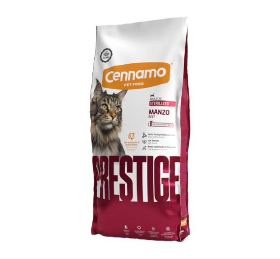 Cennamo Prestige Cat Sterilised Beef 10kg