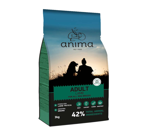 Anima Dog Adult Lamb & Rice 3kg