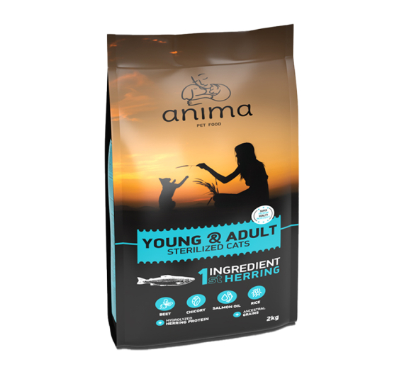 Anima Young & Adult Sterilised Herring 2kg