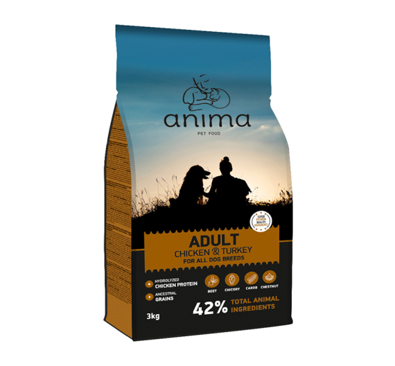 Anima Dog Adult Chicken & Turkey 14kg