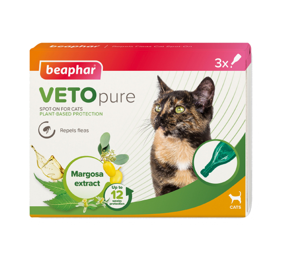Beaphar Biocton Spot On Cat Αμπούλες Γάτας 3x1ml Αντιπαρασιτικές