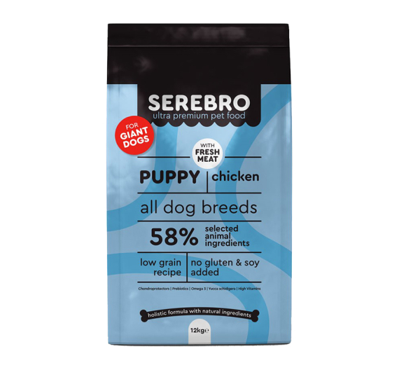 Serebro Puppy Chicken Large Breed 12kg