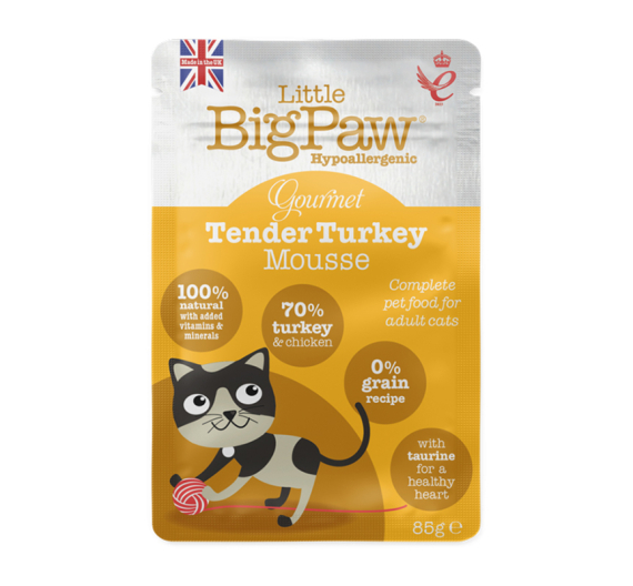 Little Big Paw Cat Adult Turkey Mousse 85gr