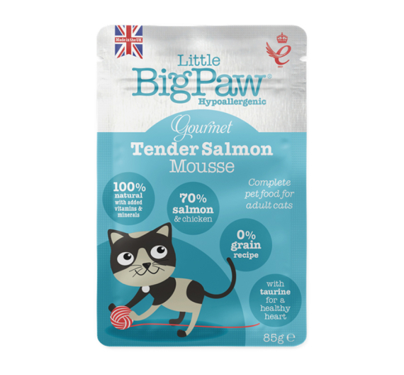 Little Big Paw Cat Adult Atlantic Salmon Mousse 85gr