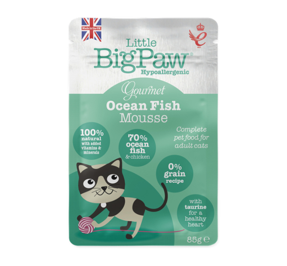 Little Big Paw Cat Adult Atlantic Ocean Fish Mousse 85gr