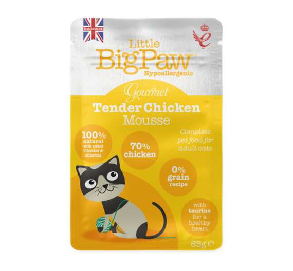 Little Big Paw Cat Adult Chicken Mousse 85gr