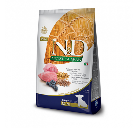 N&D Low Grain Lamb & Blueberry Puppy Mini 2.5kg