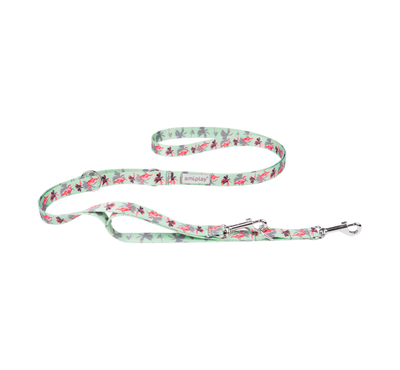 Amiplay Be Happy Leash 7 in 1 Οδηγός Flamingo 100-200cm