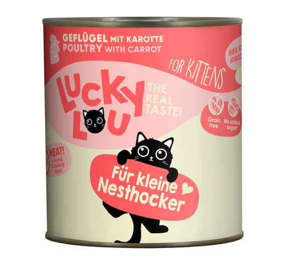 Lucky Lou LifeStage Kitten Πουλερικά 800gr