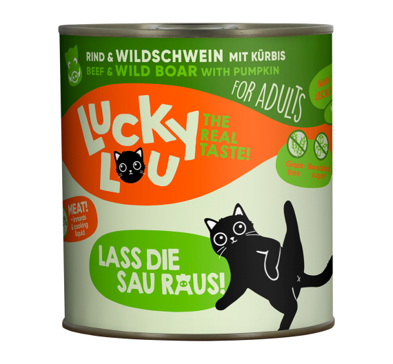 Lucky Lou LifeStage Adult Βοδινό & Αγριογούρουνο 800gr