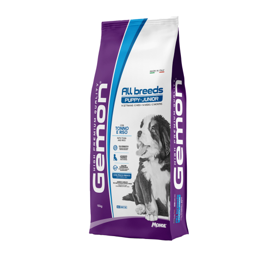 Gemon Dog Puppy & Junior Tuna & Rice 15kg