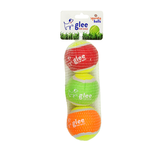 Glee Παιχνίδι Squeaky Balls με Ήχο 6cm 3τμχ