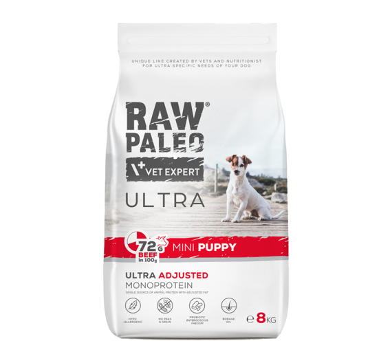 Vet Expert Raw Paleo Puppy Μini Beef 8kg