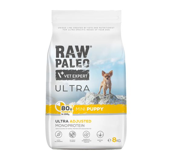 Vet Expert Raw Paleo Puppy Μini Turkey 8kg