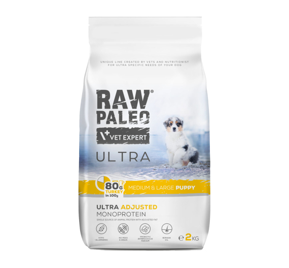 Vet Expert Raw Paleo Puppy Μedium & Large Turkey 2kg