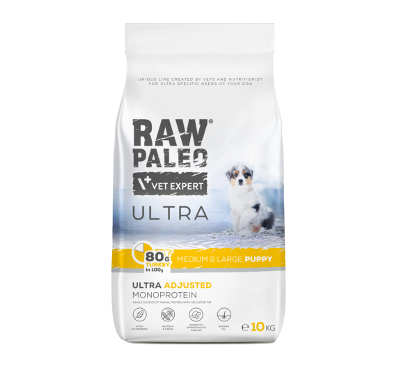 Vet Expert Raw Paleo Puppy Μedium & Large Turkey 10kg