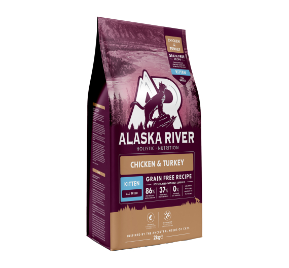 Alaska River Grain Free Kitten Chicken & Turkey 2kg