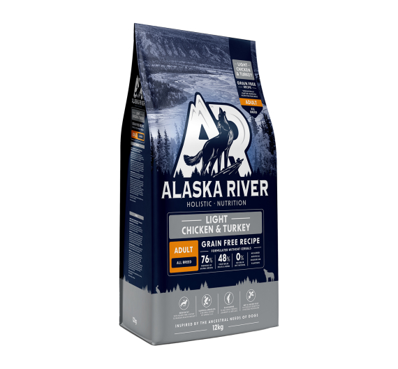 Alaska River Grain Free Adult Light Chicken & Turkey 12kg