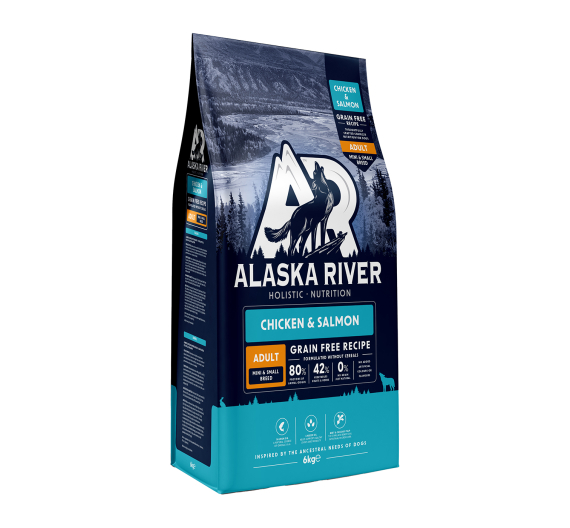 Alaska River Grain Free Adult Small Chicken & Salmon 6kg