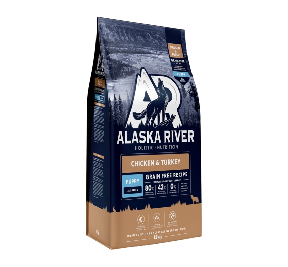 Alaska River Grain Free Puppy Chicken & Turkey 12kg